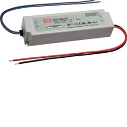 SL, LED-strip elektronische transformator 100 W / 24 VDC